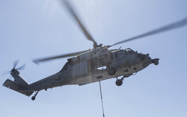 22nd MEU Marines, Wasp Sailors Conduct Replenishment-at-Sea