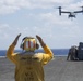 22nd MEU Marines Lift Harrier Engine from Wasp to Big Horn