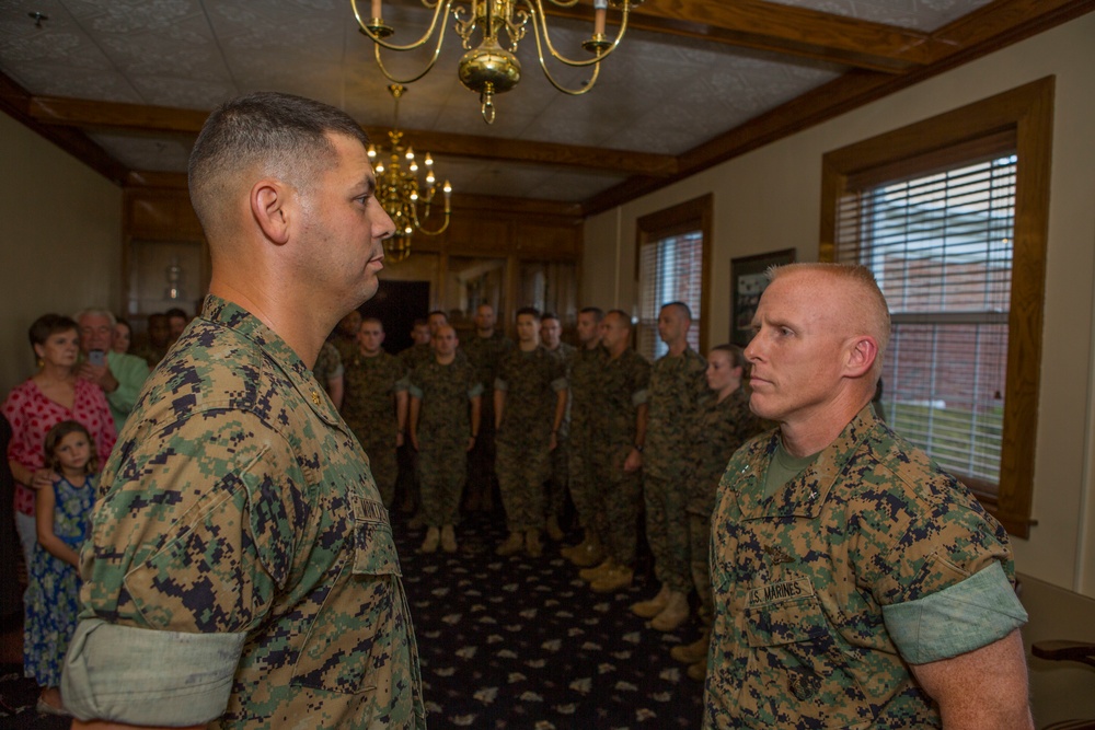 Maj. Eric Montalvo Promotion Ceremony