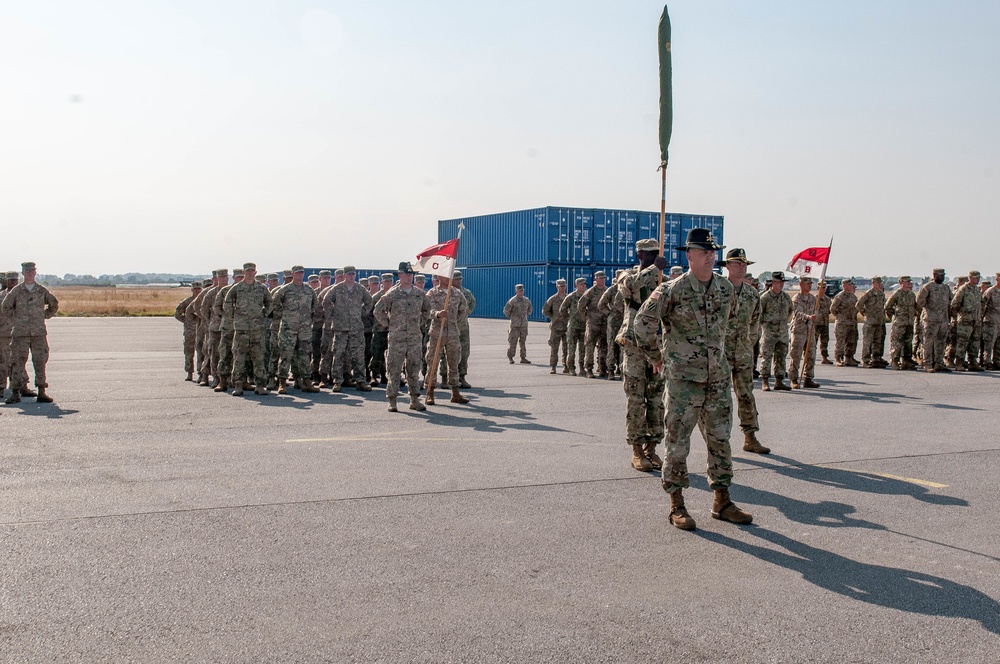 5-7 CAV, 1 ABCT, 3rd ID cases colors concluding Atlantic Resolve 2016 rotation