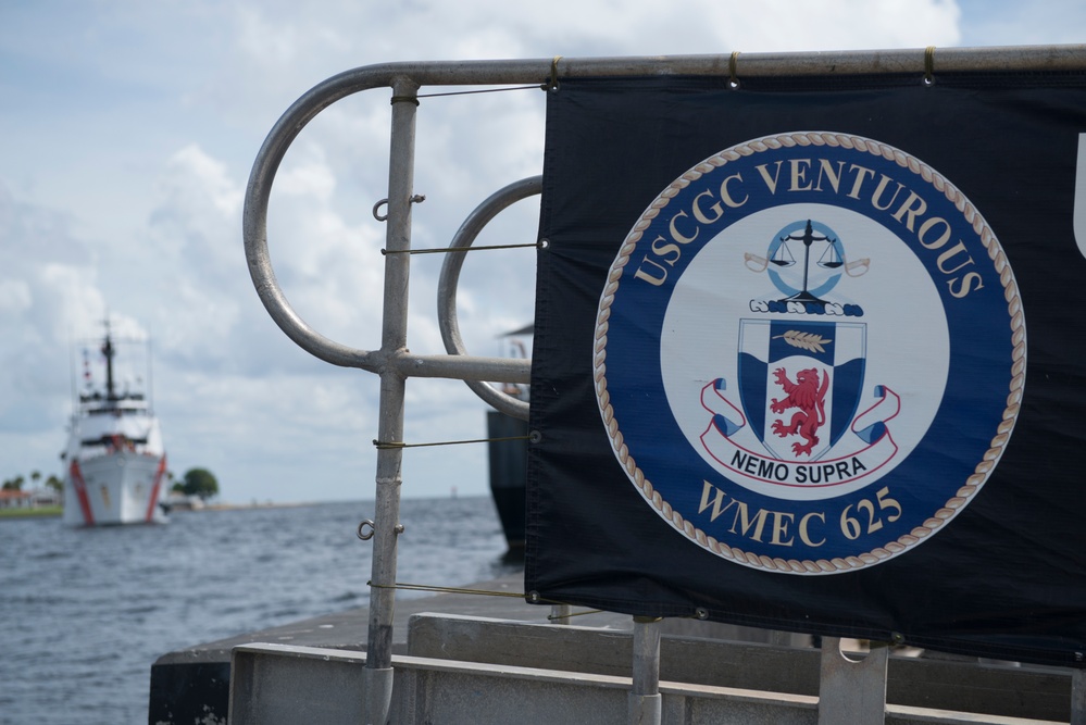 Coast Guard Cutter Venturous returns home after 8-week patrol