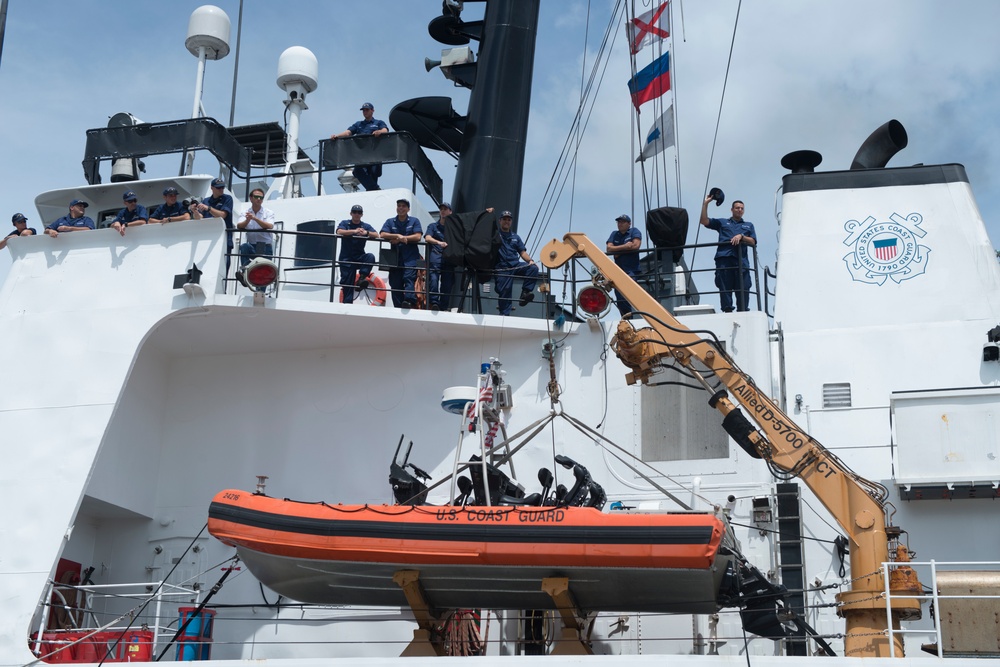 Coast Guard Cutter Venturous returns home after 8-week patrol