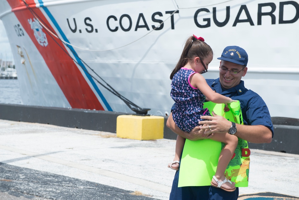 Coast Guard Cutter Venturous returns home after 8-week patrol