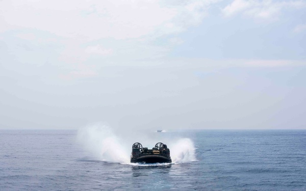 Green Bay Takes On LCACs from Naval Beach Unit 7