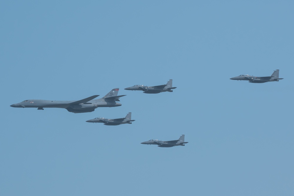 B-1 Flyover