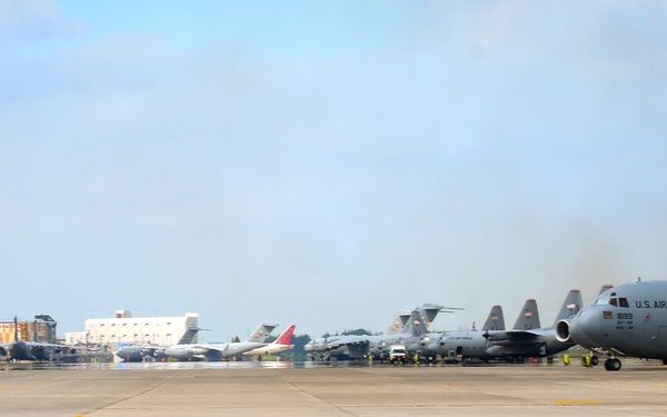 Yokota flightline stays busy