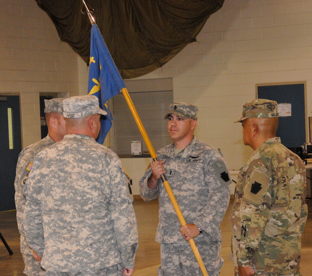 Walker Takes Command of E Co, 2-104th GSAB