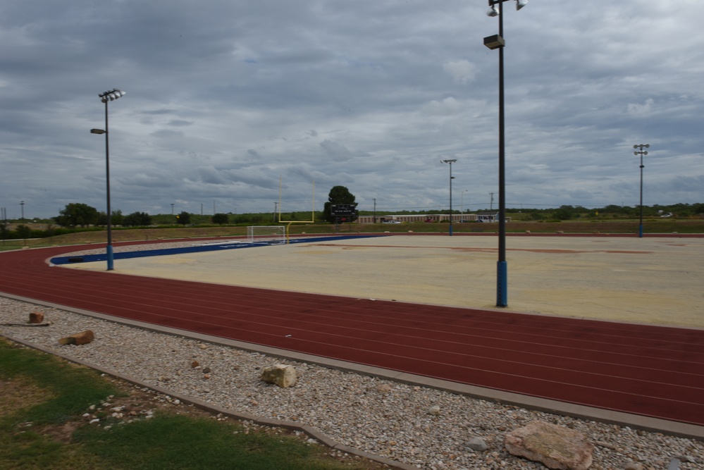 Goodfellow Football Field Turf Construction