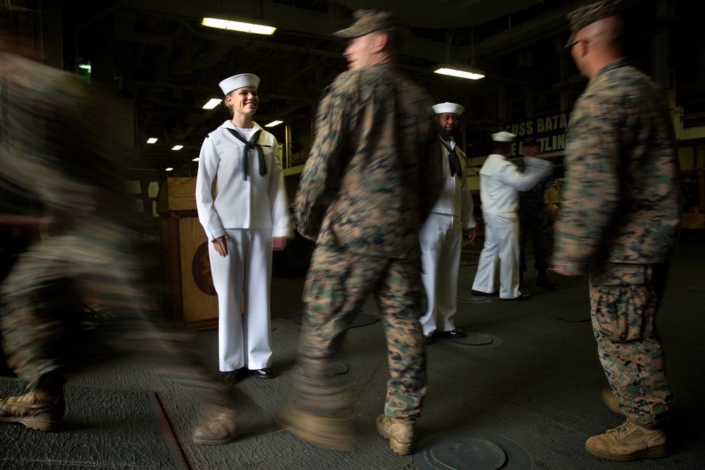 24th MEU Marines and sailors acclimate to life on ship