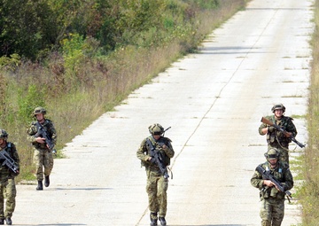 Croatian mobile infantry shows off Croatia’s military might during IR16
