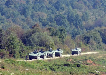 Croatian mobile infantry shows off Croatia’s military might during IR16