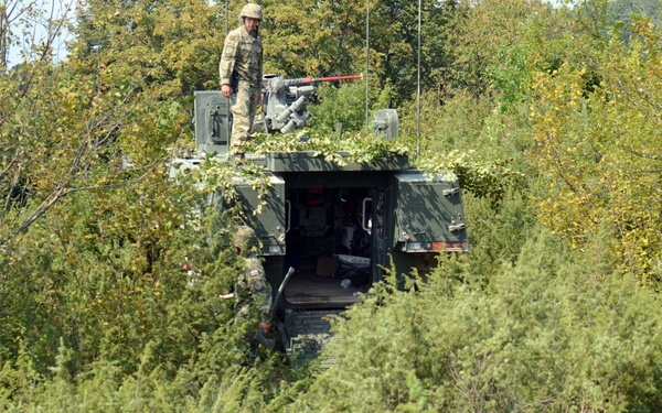 Croatian mobile infantry shows off Croatia’s military might during IR16