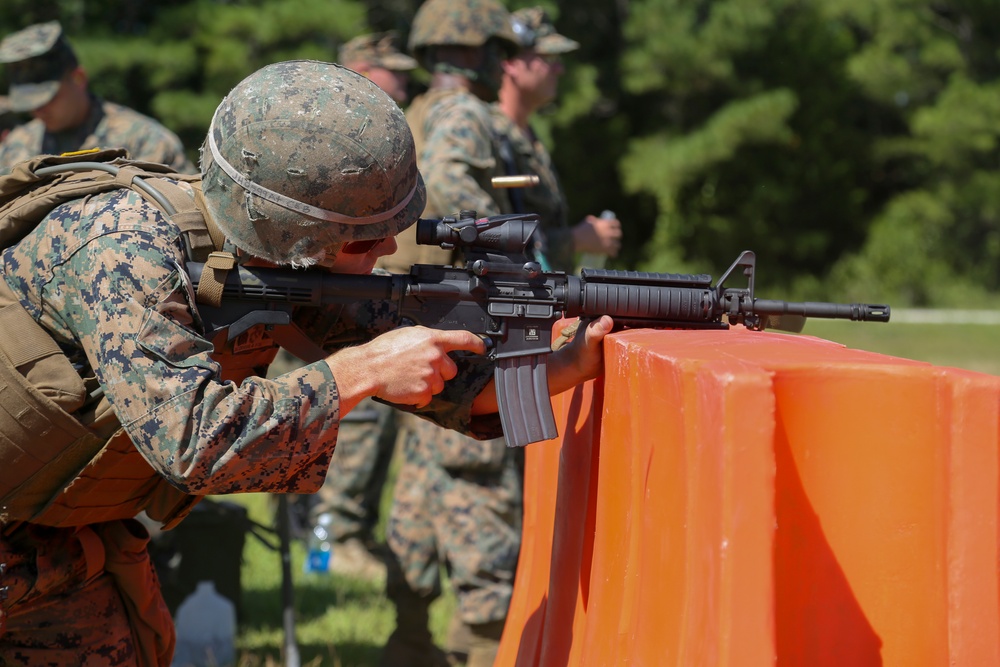 Combat Marksmanship Trainer Course holds 3-gun competition for students, range personnel