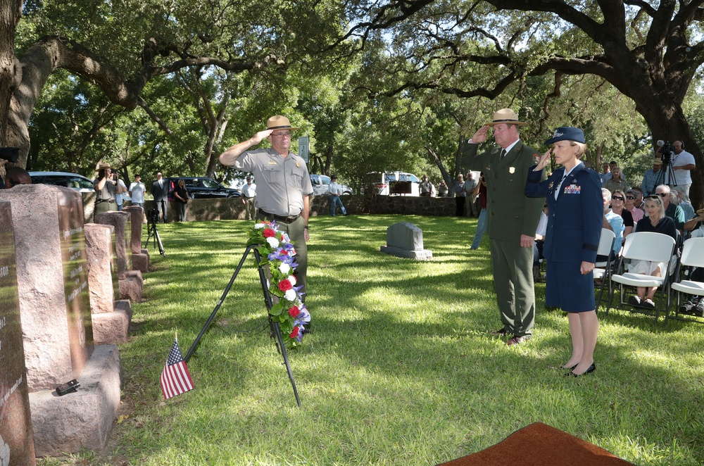 Lyndon B. Johnson Birthday Observance Wreath-Laying Ceremony