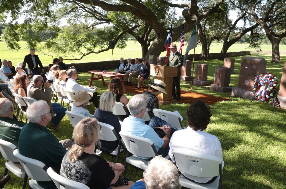 Lyndon B. Johnson Birthday Observance Wreath-Laying Ceremony