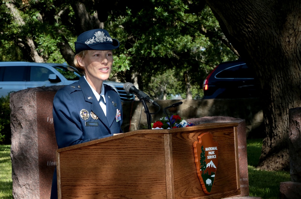 Lyndon B. Johnson Birthday Observance Wreath-Laying Ceremony