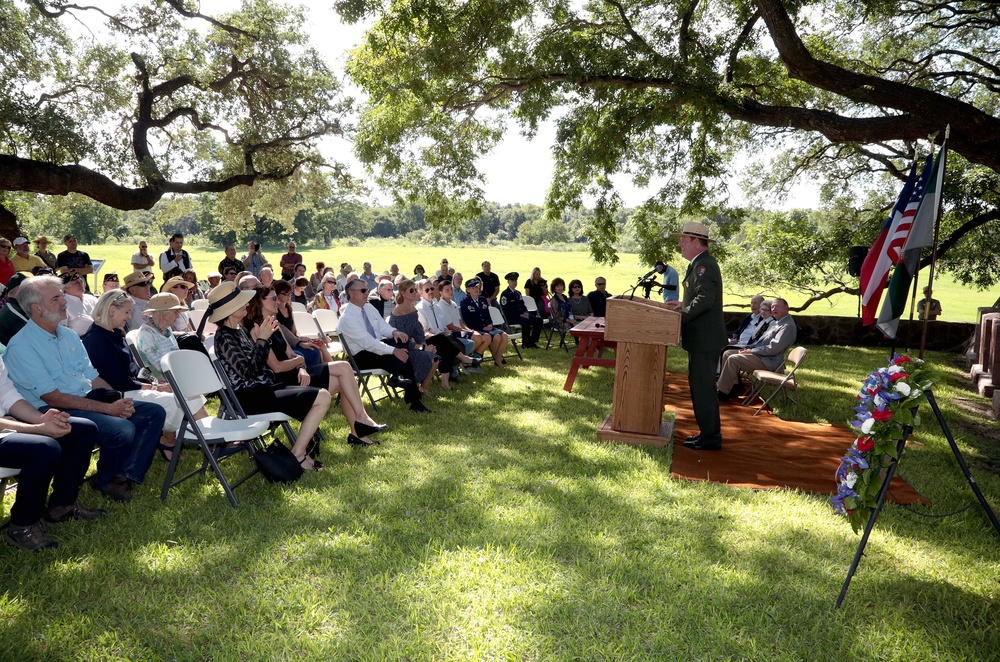 Lyndon B. Johnson Birthday Observance Wreath-Laying Ceremony