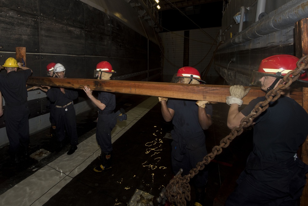 Sailors Assemble Shoring