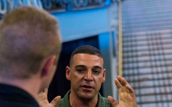Green Bay Sailors Go on a Tour of LCAC 29