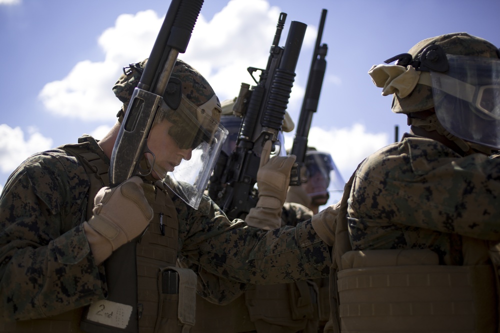 Riot Control Non-Lethal Weapons Range