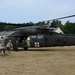 Army Reserve Medical Unit practices MEDEVAC with active duty Blackhawk