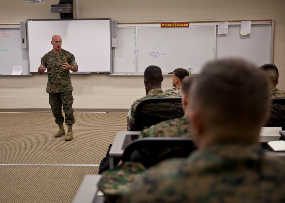 Brig. Gen. Ottignon Visits MCCSSS