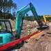 Work continues on a raw water storage impoundment as part of the Savannah Harbor Expansion Project