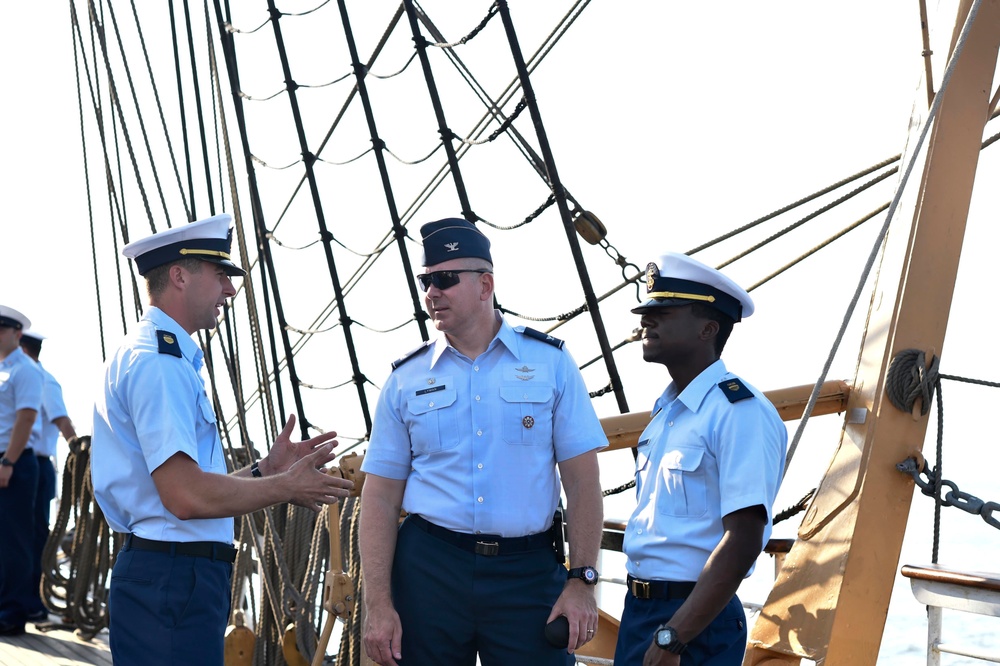 USCGC Eagle visits Charleston