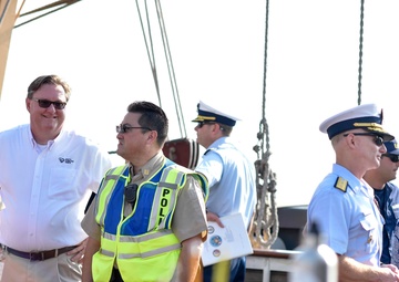 USCGC Eagle visits Charleston