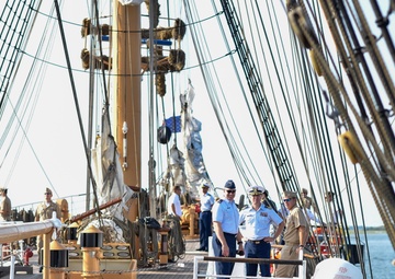 USCGC Eagle visits Charleston