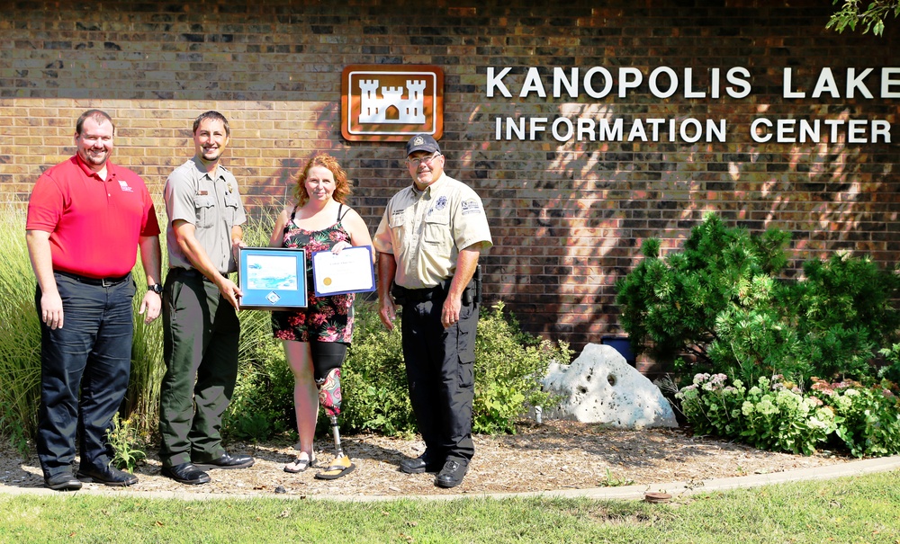 Citizen recognized for saving drowning victim at Kanopolis Lake