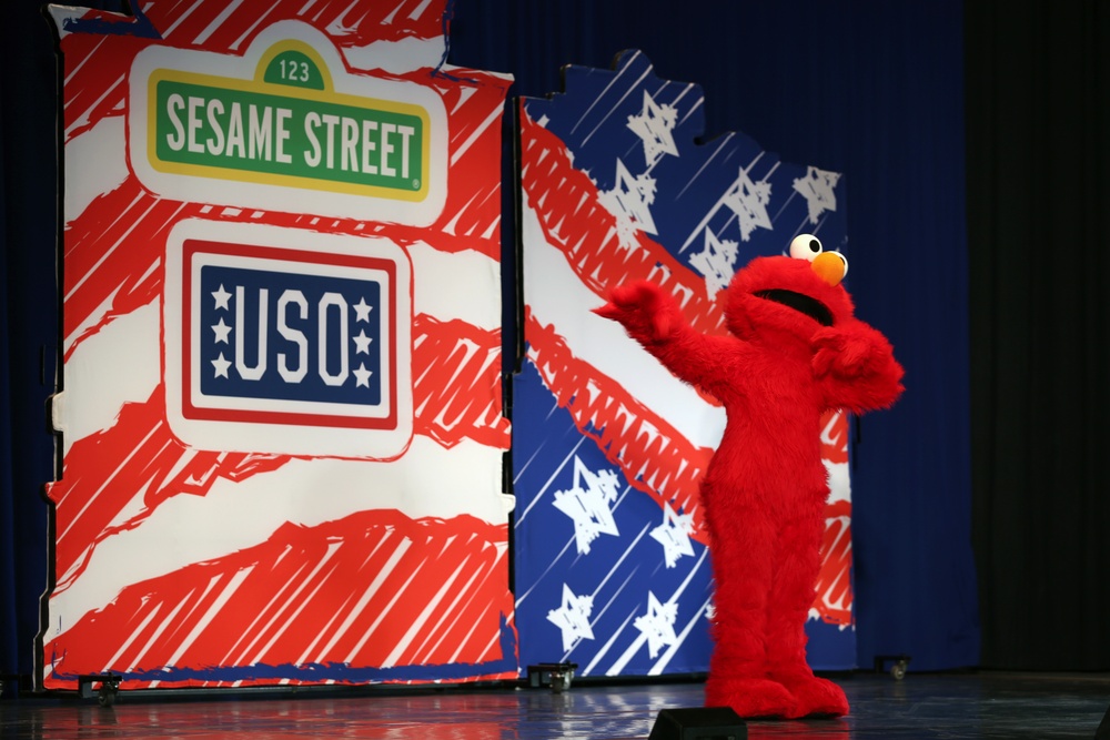 Sesame Street, USO tour military bases teaching kids life lessons