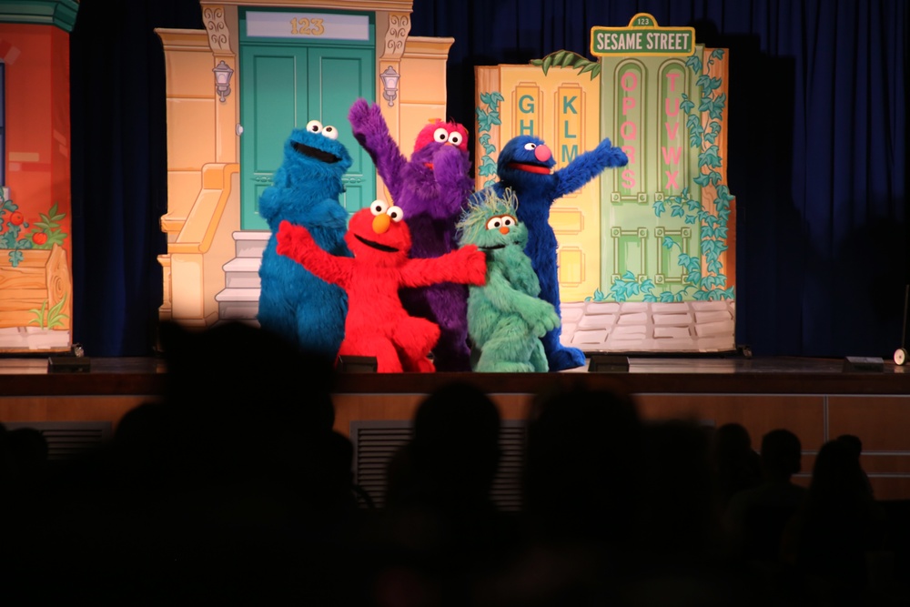 Sesame Street, USO tour military bases teaching kids life lessons