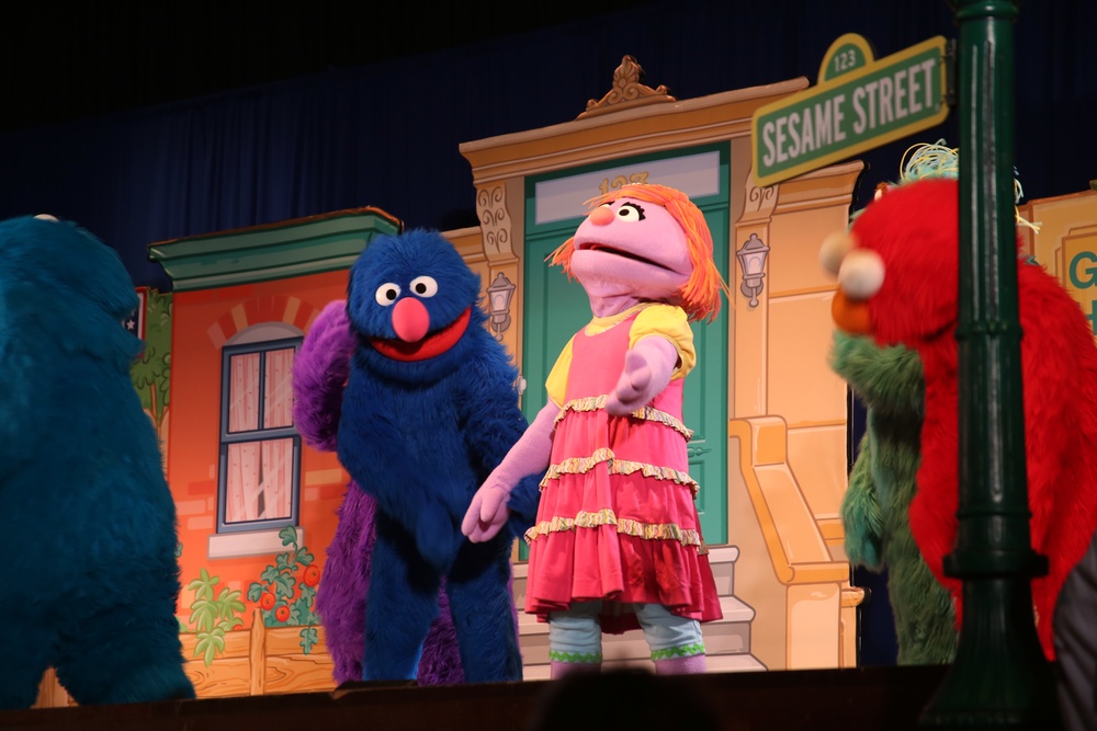 Sesame Street, USO tour military bases teaching kids life lessons