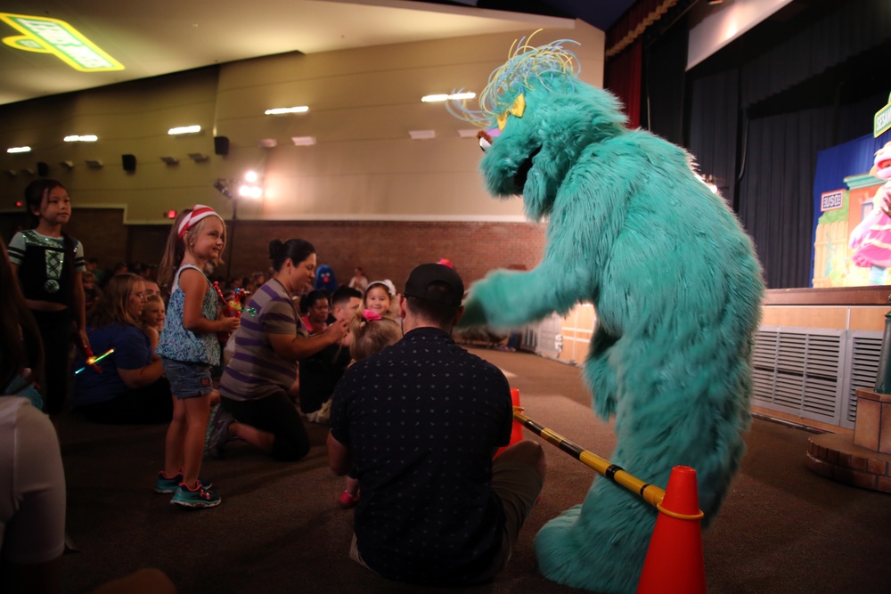 Sesame Street, USO tour military bases teaching kids life lessons