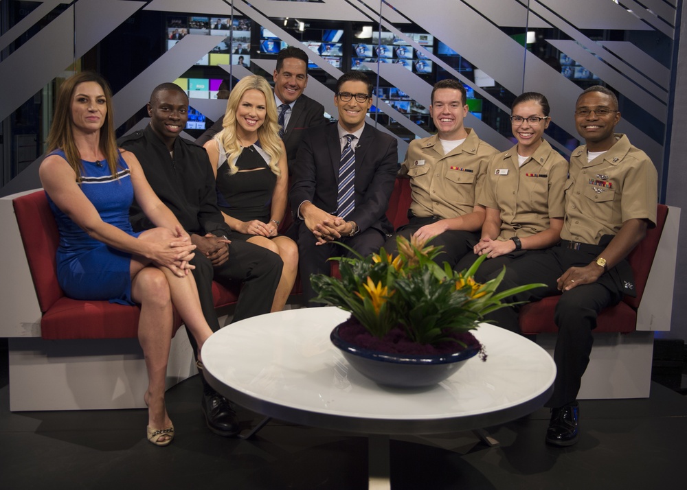 Service Members Visit Local Fox News Studio During San Diego Fleet Week 2016