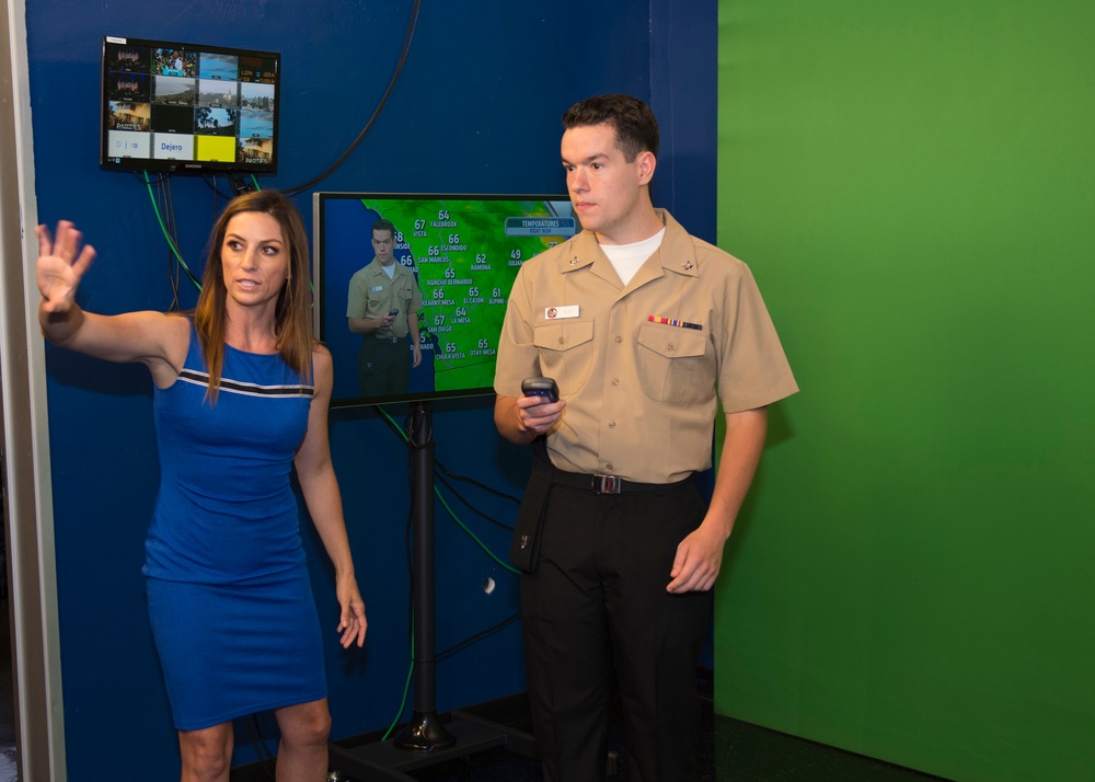 Service Members Visit Local Fox News Studio During San Diego Fleet Week 2016