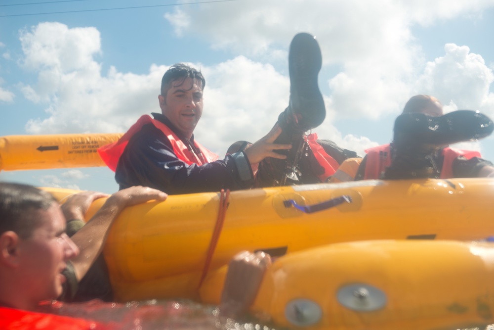Air Station Houston Conducts Wet Drills