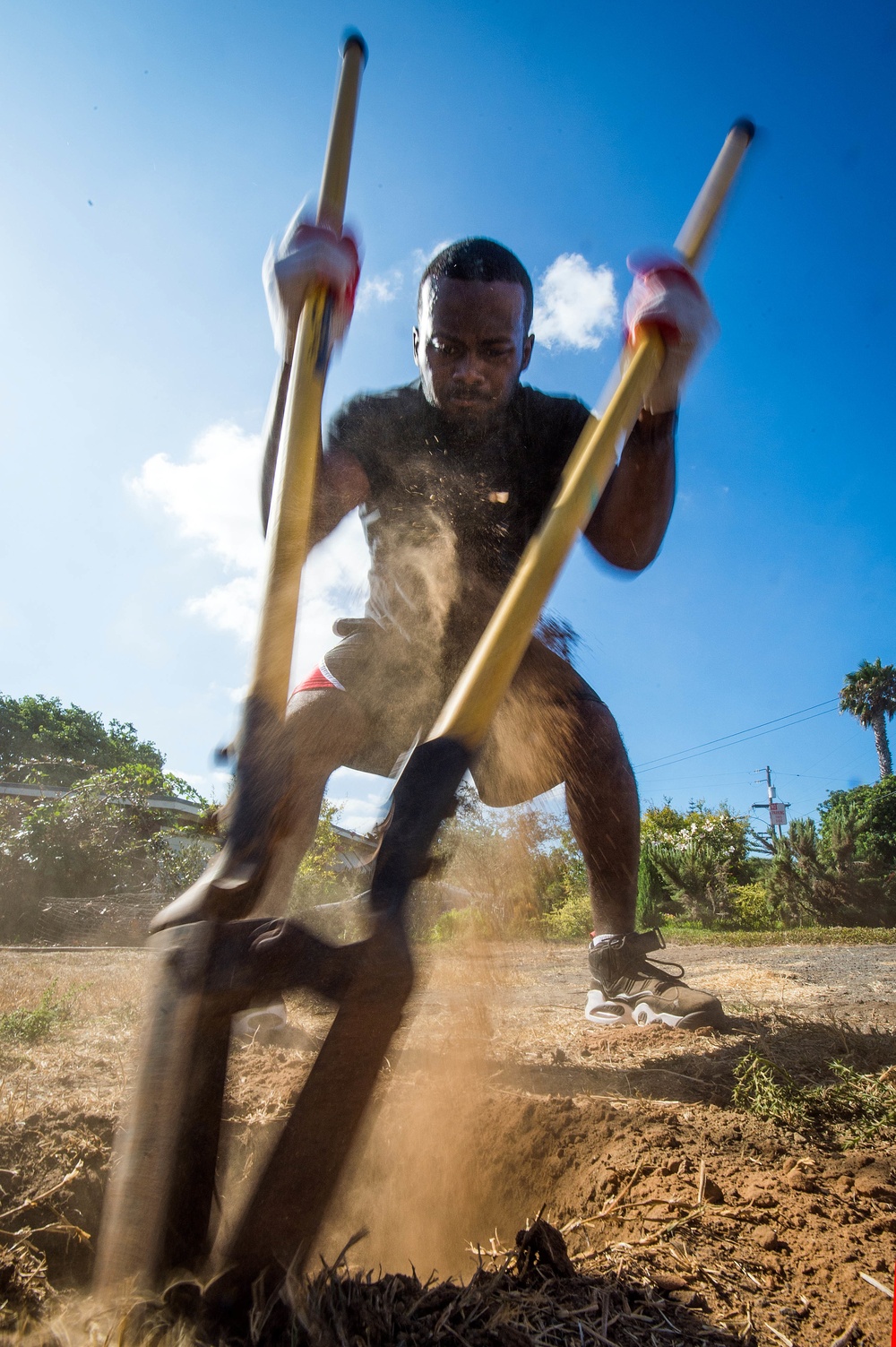 Service Members Volunteer With Habitat For Humanity During San Diego Fleet Week 2016