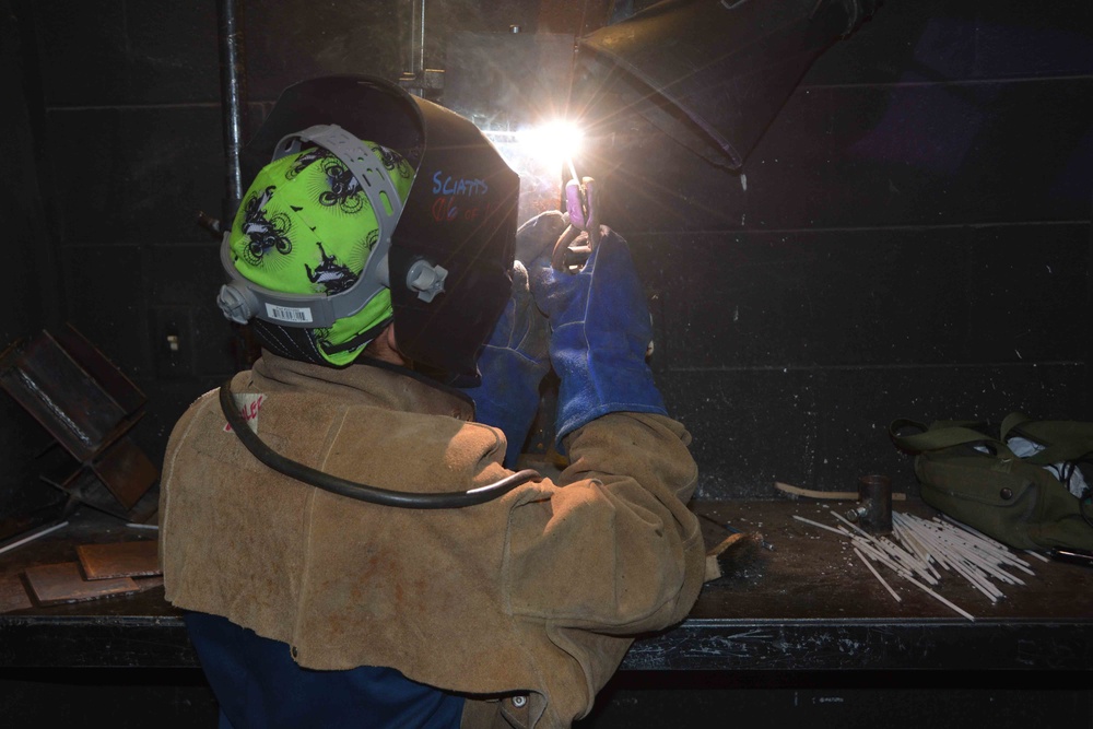 NAVSCIATTS' Students Learn Welding Skills