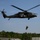 Army Reserve Medical Unit practices MEDEVAC with active duty Blackhawk