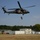 Army Reserve Medical Unit practices MEDEVAC with active duty Blackhawk