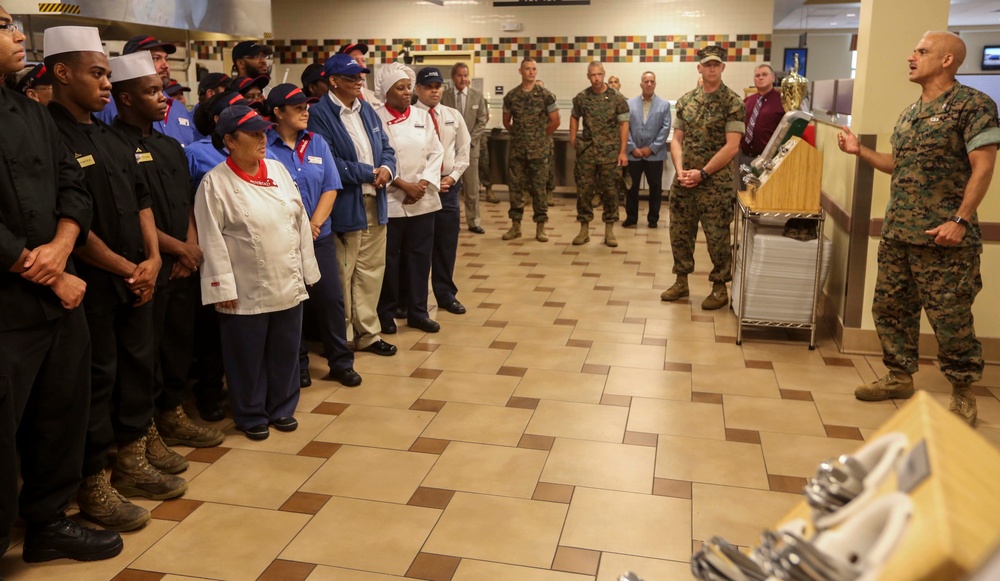 Mess Hall Wallace Creek 100 receives Certificate of Commendation