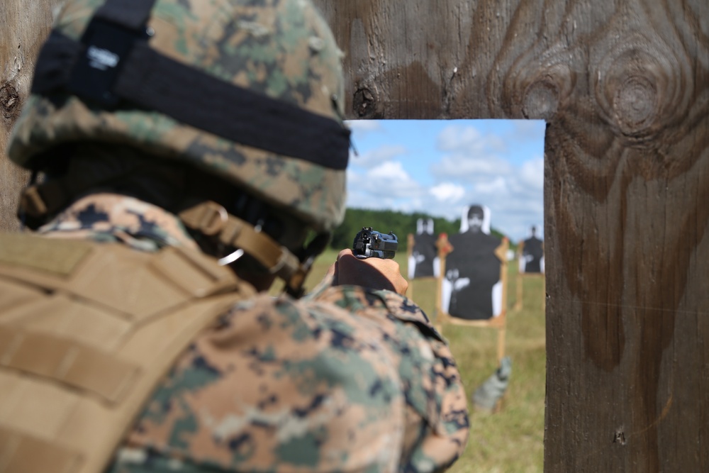 Combat Marksmanship Trainer Course holds 3-gun competition for students, range personnel