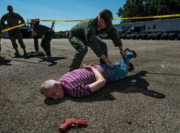 U.S. Army Reserve special agents train at Capital Shield for the first time