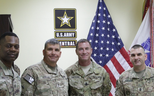 CENTCOM CSM visits the 1st TSC