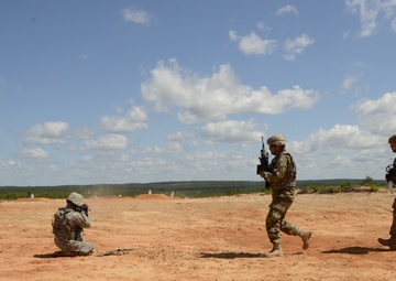 1050th Transportation, 151st Expeditionary Signal battalions conduct crew-served weapons training