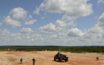 1050th Transportation, 151st Expeditionary Signal battalions conduct crew-served weapons training