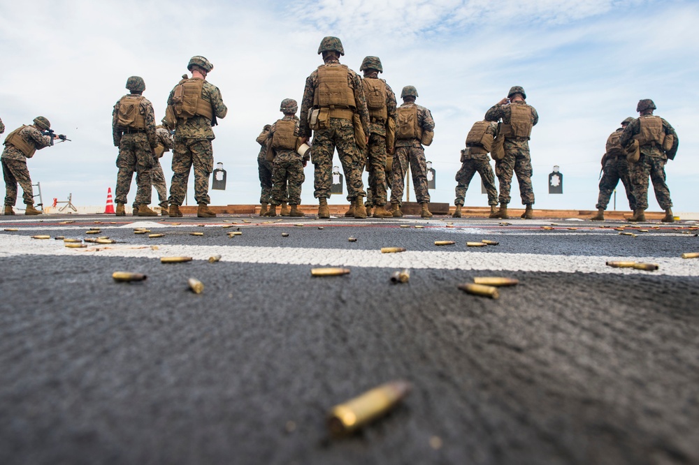 Green Bay Sailors conduct live fire exercise with 31st MEU