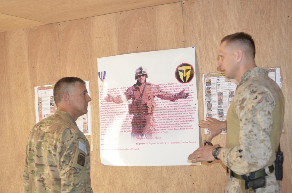 OIR Commander visits Camp Manion Iraq